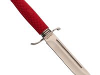 Нож Витязь B5400-2 Разведчик, сталь 9Cr18MoV, рукоять эластомер, красный