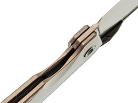 Складной нож TuoTown Themis Stonewash, сталь T14N, рукоять Grey Ti