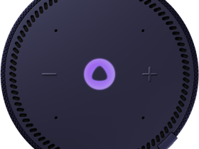 Умная колонка Яндекс Станция Мини с Алисой, часами 10 Вт