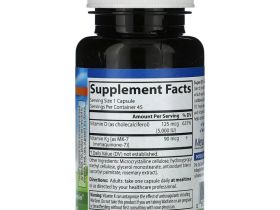 Carlson, Super D3 + K2`` 45 вегетарианских капсул