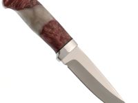 Нож Ланцет, сталь 95х18, рукоять кап клена/акрил