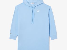 Женское платье-толстовка Lacoste с флисом