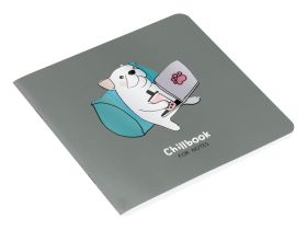 Записная книжка без линовки на скрепке MESHU "Chillbook" 170*170 мм 40 л 80 г
