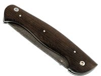 Складной нож Сибиряк, сталь дамаск, рукоять венге