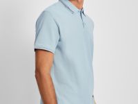 Поло из хлопка с коротким рукавом