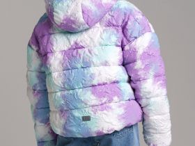 Куртка текстильная с полиуретановым покрытием для девочек