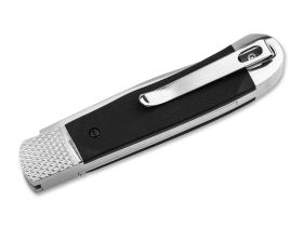 Автоматический нож Boker Hidden Release Trapper, сталь D2, рукоять G10, черный