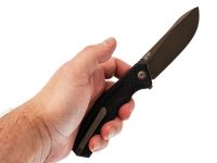 Складной нож TuoTown Gora-B, сталь T10S, рукоять G10/Carbon Fiber