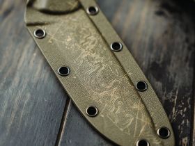 Нож N.C.Custom Forester сталь AUS-10, рукоять микарта