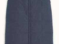 Утепленная юбка на молнии прямого силуэта