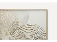 Картина Абстракция Круги Золотистый 60x90