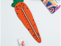 Линейка деревянная MESHU "Carrot" 12 см, европодвес