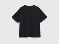 Футболка с принтом для девочек, Черный