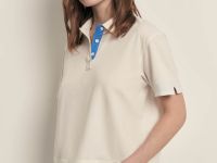 Поло с контрастной отделкой