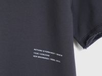 Футболка с текстовым принтом, Серый