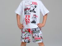 Комплект трикотажный для мальчиков: фуфайка (футболка), шорты