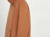 Пальто из шерсти и шелка