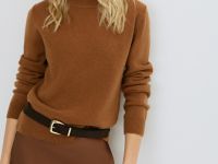 Джемпер из шерсти, Оранжевый