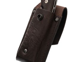 Складной нож Аляска, сталь дамаск, коллекционный фолдер, рукоять венге