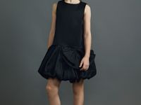 Платье с пышной юбкой и бантом для девочек, Черный