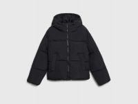 Утеплённая куртка для девочек, Черный