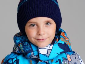 Шапка трикотажная для мальчиков