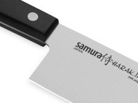 Нож кухонный овощной накири Samura "HARAKIRI" (SHR-0043B) 170 мм, сталь AUS-8, рукоять ABS пластик, чёрный
