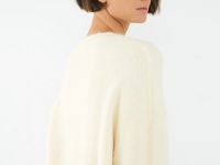 Джемпер оверсайз с шерстью, Желтый
