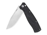 Складной нож SRM 221X-GB satin сталь 14C28N, рукоять Black G10/CF