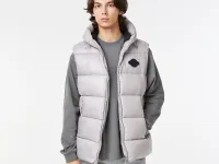 Мужская стёганая жилетка Lacoste с капюшоном