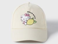 Жёлтая бейсболка с принтом Hello Kitty для девочки Глория Джинс