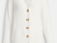 Кардиган с рельефным узором