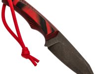 Нож Pocket Wolf Кело, сталь K340, рукоять G10, черно-красный