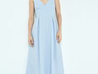 Сарафан из хлопка, Голубой