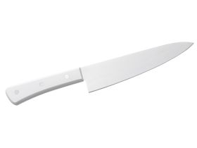 Набор кухонных ножей Hatamoto Sakana WJPS-002 "Поварская тройка", сталь AUS-8, рукоять ABS-пластик, белый