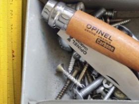 Нож складной Opinel №7 VRN Carbon, углеродистая сталь, рукоять бук