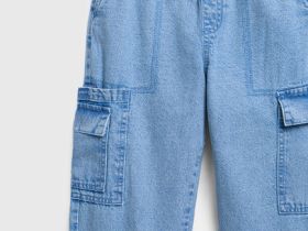 Джинсы с карго-карманами для мальчиков, Синий