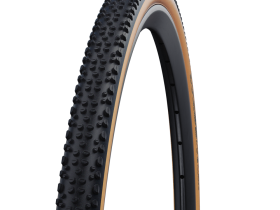 Велопокрышка Schwalbe X-One All Round 28" (черный / бежевый 700x33C кевларовый)