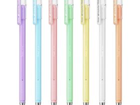 Ручка гелевая Pentel "Hybrid Milky" 0,8 мм, стержень пастельный желтый