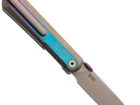 Складной нож Kizer Quoll, сталь S45VN, рукоять Titanium&Crystallized Titanium