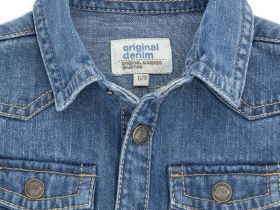 Рубашка джинсовая для маленького мальчика