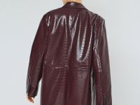 Плащ из искусственной кожи, Фиолетовый