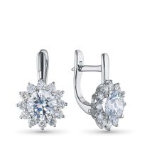 Серьги из белого золота э4712сг11231253