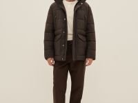 Куртка утепленная с воротником-стойкой