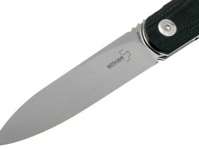 Нож складной Boker Plus LRF, сталь VG10 Satin Plain, рукоять стеклотекстолит G10, 01BO078