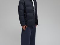 Стеганая куртка с капюшоном