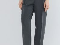 Брюки с ремнём, Серый