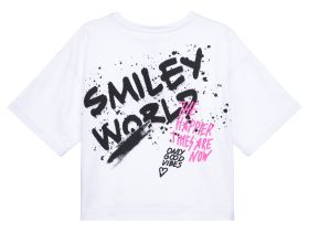 Фуфайка трикотажная для девочек (футболка)