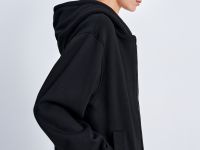 Худи на молнии свободного силуэта