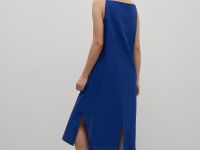 Льняное платье-комбинация